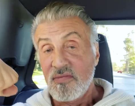 Sylvester enzio stallone (/ s t ə ˈ l oʊ n /; Sylvester Stallone reveals natural silver hair: 'Stay true to the gray!'