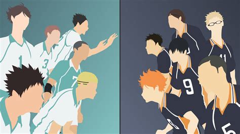 Download Haikyuu Teams Karasuno Vs Aoba Johsai Wallpaper