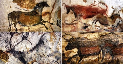 The Cave Art Paintings Of The Lascaux Cave