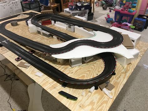 Working Out Elevations And Overpass Slot Car Racing Slot Car Tracks