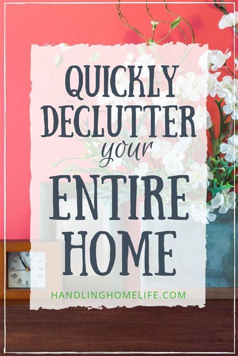 How To Declutter Your Home Quickly Free Decluttering Checklist
