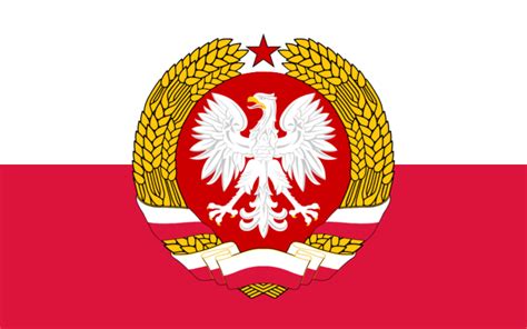 Alternate Flag Of The Polish Peoples Republic Rvexillology