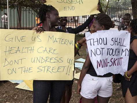 Uganda Mini Skirt Ban Protests After Women Are Assaulted And Forced To Undress In Public The