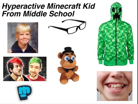 Hyperactive Minecraft Kid From Middle School Starter Pack R