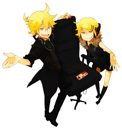 Kagamine Twins By Mokaffe On Deviantart