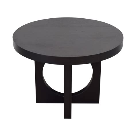 Local pickup is not available for this item. 87% OFF - West Elm West Elm Black Round Dining Table / Tables