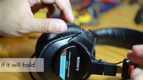 How To Fix A Damaged Headphone Cable Youtube