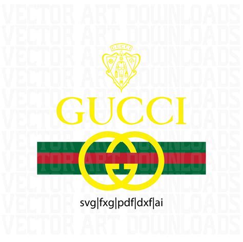 Gucci Original Vintage Inspired Logo Vector Art Svg Dxf Fxg