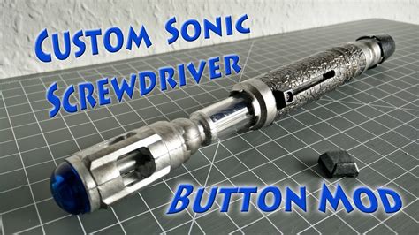 Button Mod And Custom Paintjob 👽 Doctor Who 10th Sonic Screwdriver