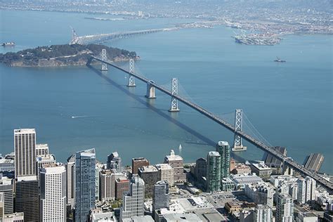 Aerial View Of The San Francisco Oakland Bay Bridge Flickr Photo