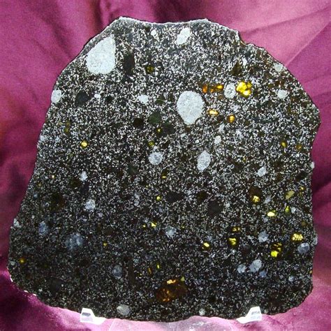 Mesosiderite Meteorite Nwa 8741 Slice This Specimen Weighs 3205 Grams