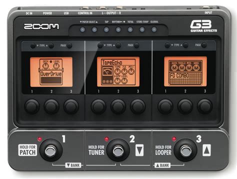 Zoom G3 Guitar Effects And Amp Simulator Pedal