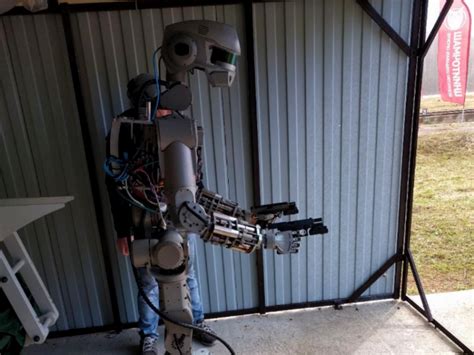 Robot Being Trained To Shoot Guns Is ‘not A Terminator Insists