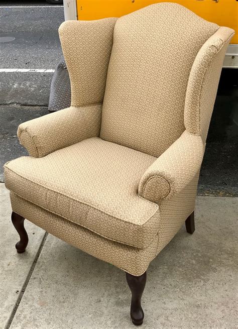 Uhuru Furniture And Collectibles 469829 Wingback Pattern Armchair By