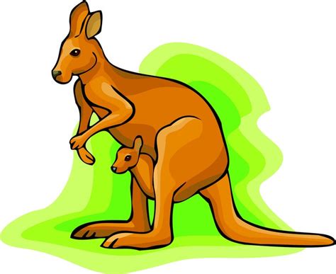 Baby Kangaroo Clipart Free Download Cute Kangaroo Images