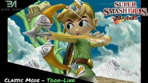 Super Smash Bros Brawl Classic Mode Toon Link Youtube