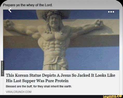 Prepare Ye The Whey Of The Lord This Korean Statue Depicts A Jesus So