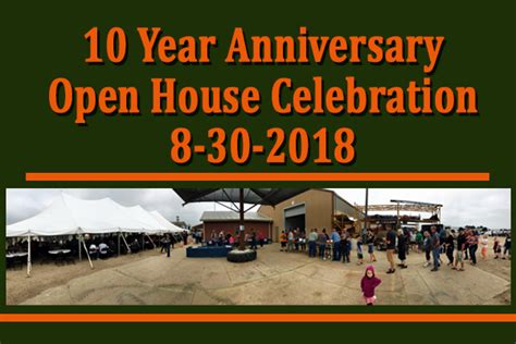 10 Year Anniversary Open House Celebration Post Equipment