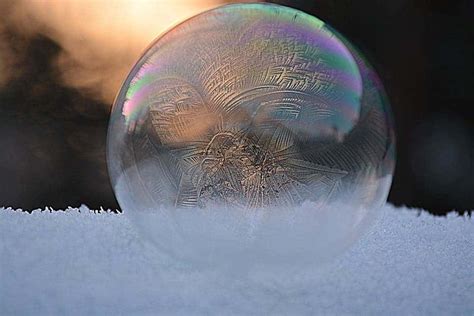 Pictures Of The Day Frozen Soap Bubbles