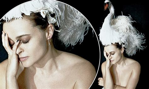 Helena Bonham Carter Goes Topless For Interview Magazine Shoot Daily Mail Online
