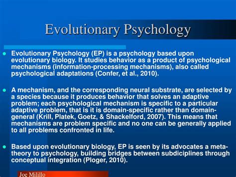 Ppt Aspects Of Evolutionary Psychology Powerpoint Presentation Free