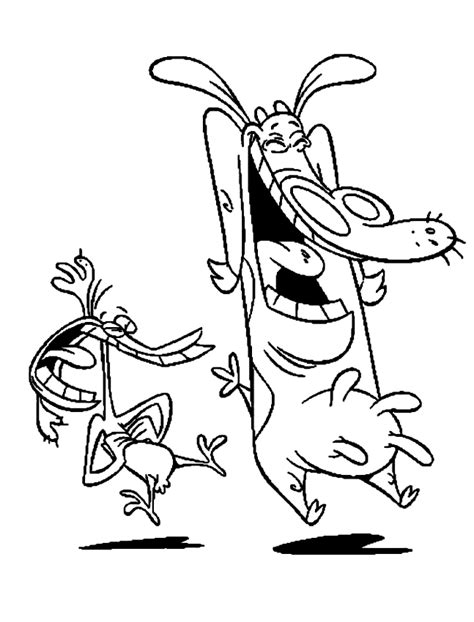 Cow And Chicken Coloring Pages