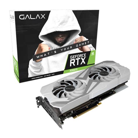 Galax Geforce Rtx 3060 Ti Ex White 1 Click Oc Feature Graphics Card