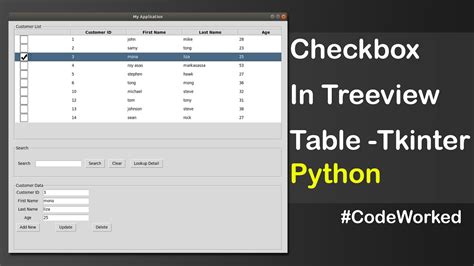 Python Listbox With Tkinter Treeview How To Avoid Empty Rows At The
