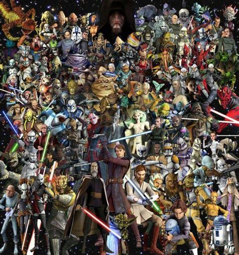 I Do Believe This Is Every Named Character In Star Wars The Clone Wars