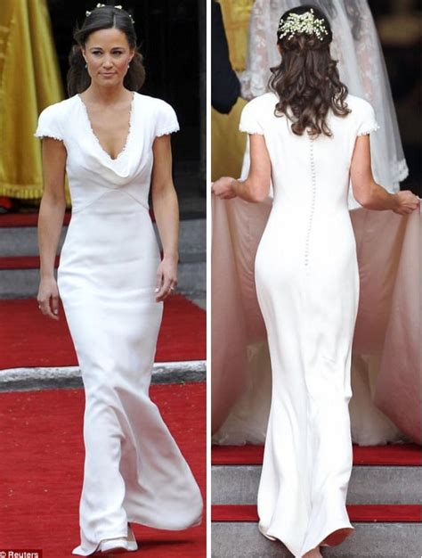 Pippa middleton explains about that bridesmaid dress. Royal Wedding Dress, Kate Middleton Wedding Dress ...