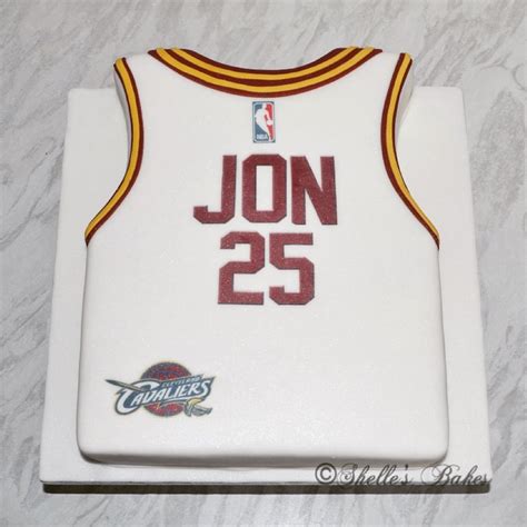 Cleveland Cavaliers Basketball Jersey Cake Sports Themed Cakes Cleveland Cavaliers Cake