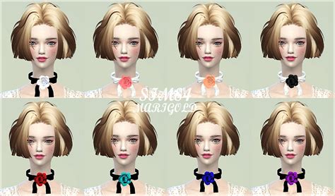 Sims 4 Hair Ribbon Cc