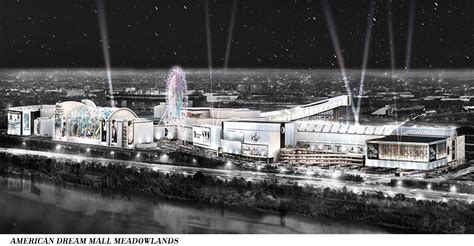 American Dream Mall Meadowlands Exterior Night 