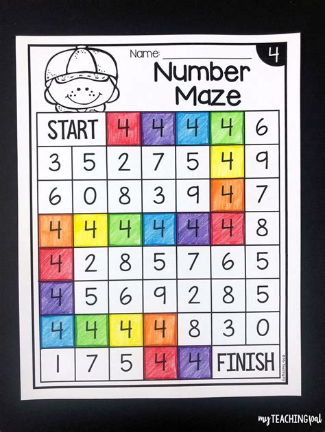 Number Mazes to 20 | Math activities preschool, Numbers preschool