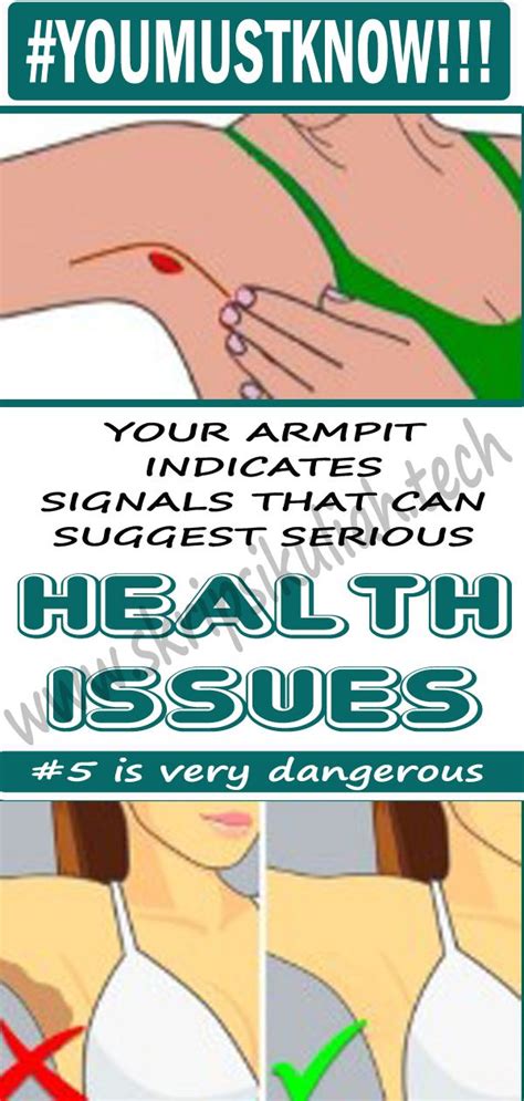 6 Armpit Signals That Can Indicate Health Issues Health Articles