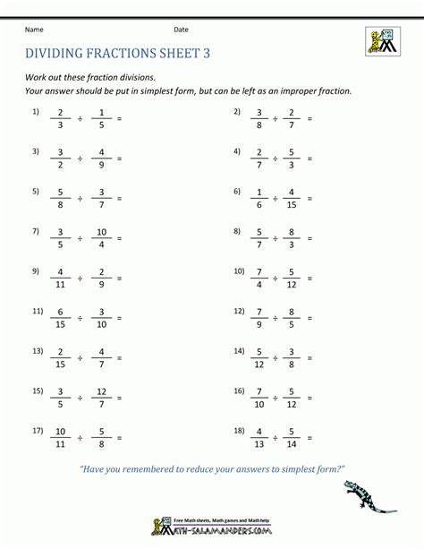 › k5 learning 6th grade fraction promblems. Dividing Fractions Worksheet 6th Grade Answer Key ...