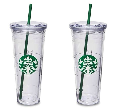 Buy Starbucks Venti Insulated Travel Tumbler 24 Oz Double Wall Acrylic 2 Pack Set Online At