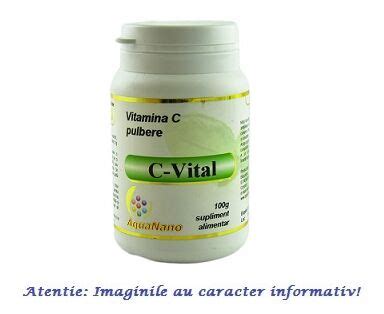 C Vital Vitamina C Pulbere G Aquanano La Lei Nutriplantmed Ro