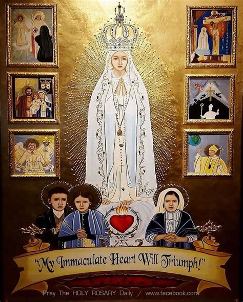 Our Lady Of Fatima Icon Lady Painting Art Fictional Characters Holy