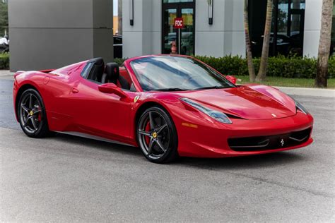 Used 2012 Ferrari 458 Spider For Sale 199000 Marino Performance