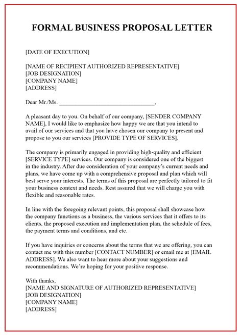 Business letter sample with example. FORMAL-BUSINESS-PROPOSAL-LETTER