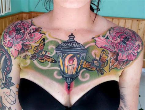 30 chest tattoos for women that draw approving eyes ritely