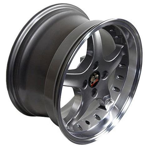 17 Fits Ford Mustang 4 Lug Cobra R Wheel Anthracite 17x9 Mustang