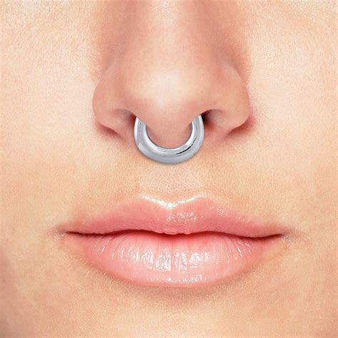 Freshtrends Surgical Steel Septum Clicker Ring 16g 14 Piercing Jewelry Body Jewelry