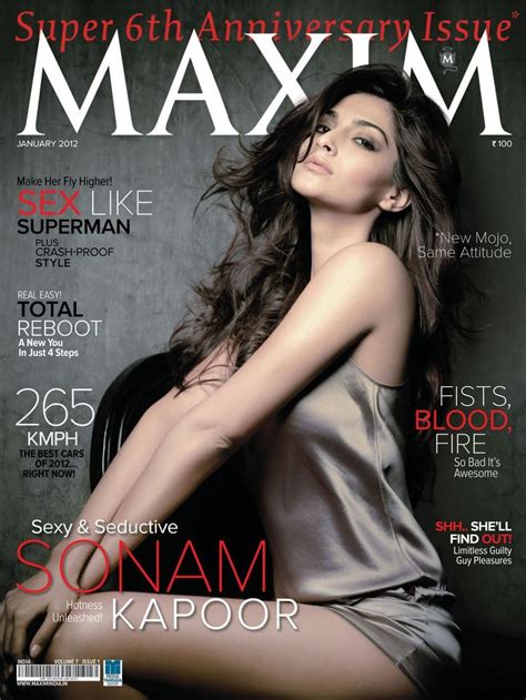 maxim india back issue january 2012 digital in 2022 maxim cover maxim magazine sonam kapoor