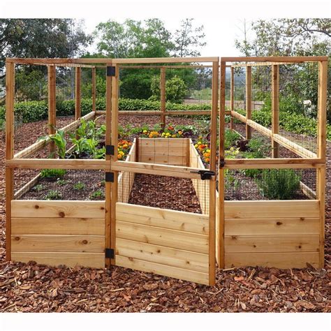 20 Fenced In Raised Bed Gardens
