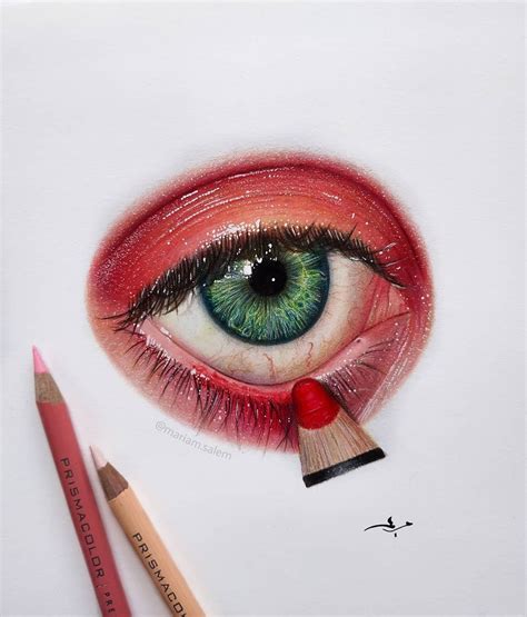 Cool Eye Drawings Prismacolor Drawing Cool Eyes Drawing Ideas