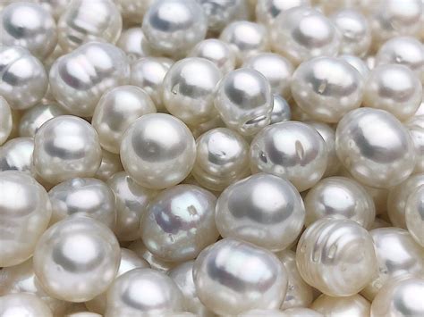 White South Sea Loose Pearls Australia Dropsovals 9mm Aa Quality