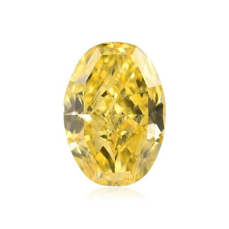 120 Carat Fancy Vivid Yellow Diamond Oval Shape Si2 Clarity Gia