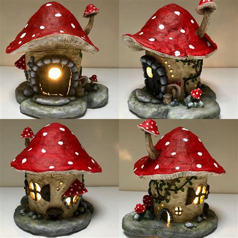Come Learn How To Make This Clay Fairy House With This Amazing Detailed